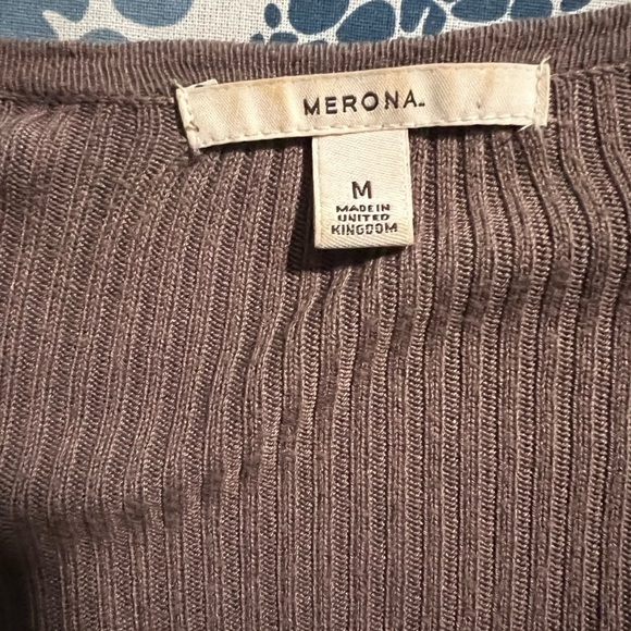 Merona Tan Sweater with Buttons - Picture 4 of 5